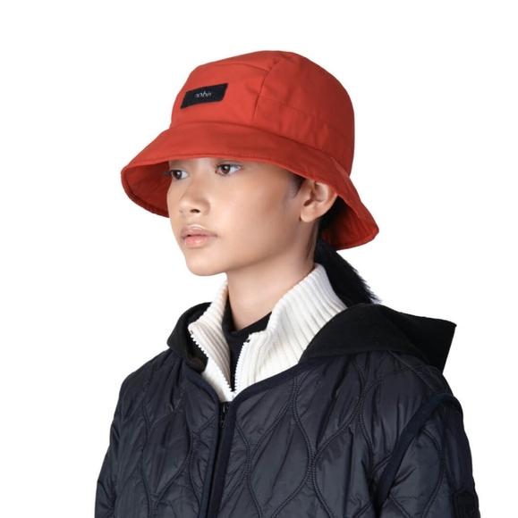 Brand New Nobis Unisex Reversible Bucket Hat in Red - Picture 2 of 8